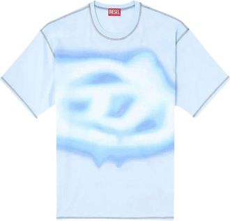 Diesel Tops, Heren, Blauw, L, T-Boxt-V11 T-Shirt