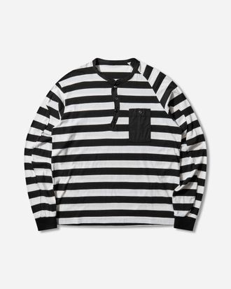 Undercover Men s Striped Longsleeve T-Shirt Black