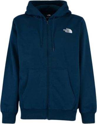 The North Face Stijlvolle Zip-jassen voor buitenavonturen - Heren - Sportshirts - Blauw - XS - Fitness