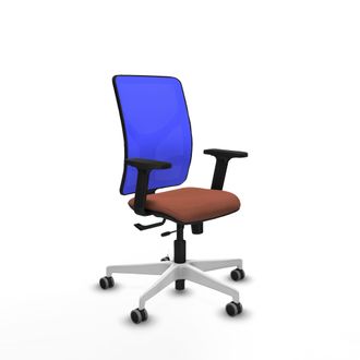 Piqueras y Crespo Silla Piqueras Y Crespo Motilla Azul Malla Base Blanca