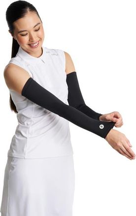 Coolibar Womens Performance Arm Sleeves - UPF 50+ Sun Protection - MaxShield in Black at Nordstrom, Size X-Small