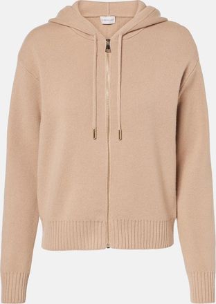 Moncler Felpa in lana e cashmere con zip