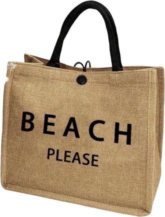 Generic Beach Bag/Funny Beach Bag/Tote Bag/Jute Bag/Beach Please