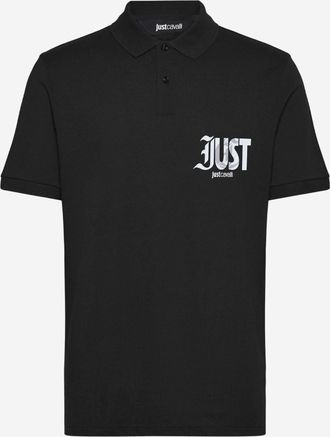 Just Cavalli katoenen poloshirt met logo