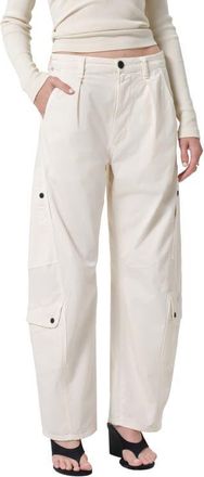 Citizens Of Humanity Flight Barrel Leg Pants in Plaster Cream at Nordstrom, Size 33