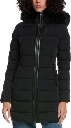 Mackage Leather-Trim Down Coat