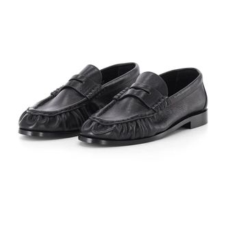 Saint Laurent Loafers, female, Black, Size: 10 US Le Loafer Cassandre