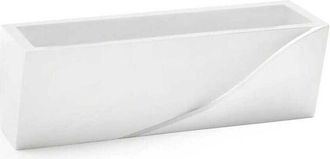 Trade Shop Trade Shop Traesio - Trade Shop - Applique In Gesso Rettangolare Intaglio Doppia Luce Led Attacco G9 Parete Gs-e78