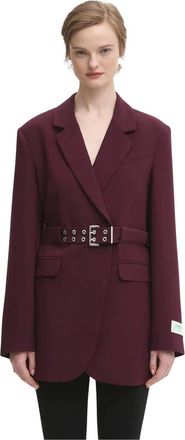 Ganni Jassen, Dames, Paars, S, Polyester, Future Twill Suiting Blazer