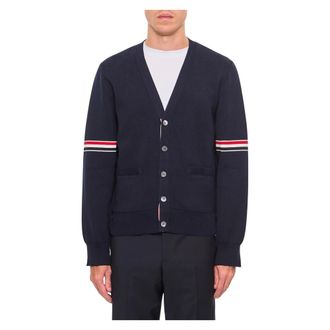 Thom Browne Uomo, Maglie, Blu, XL, new