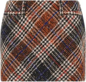 Missoni Korte Rok - Dames - Korte rokken - Veelkleurig - M - Tweed - Rokken