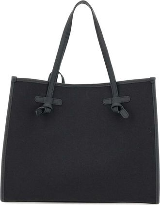 Gianni Chiarini Marcella shopper met geknoopt detail - Zwart