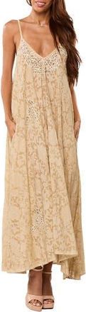 Ranee&rsquo;s Embroidered Cover-Up Dress in Beige at Nordstrom Rack, Size Small/medium