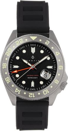 Nautis Global Dive Black Dial Mens Watch 18093R-C