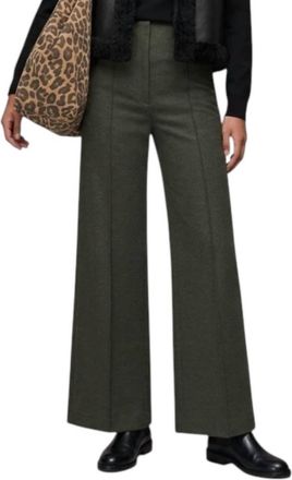 Vanessa Bruno Faru Wide Leg Pants In Khaki