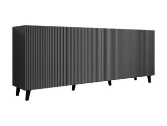 Mirjan24 Mobilier1 - Aparador Remeta 100, Antracita, 83x201cm, N&uacute;mero De Puertas: 042cm, Mdf, Aglomerado Laminado