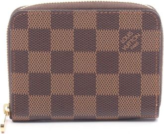 Louis Vuitton Brown Rose Ballerine Damier Canvas Coin Purse/Coin Case (Pre-Owned)