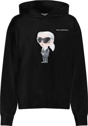 Karl Lagerfeld Ikon hoodie - Zwart