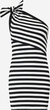 Patou Womens Dress One-Shoulder Multi Cotton