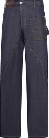 J.W.Anderson J. W. Anderson Workwear Jeans With Off-Centralized Closure