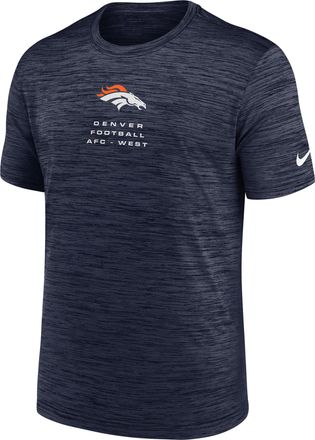 Nike Denver Broncos Velocity Nike Mens Dri-FIT NFL T-Shirt in Blue | NKPQ41S8W-QMV