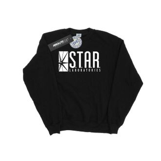 DC Comics DC Comics Heren The Flash STAR Labs Sweatshirt (Zwart)