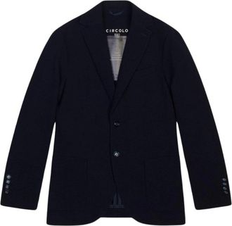 Circolo 1901 Giacca Rever - Heren - Blazers - Blauw - M - Jassen