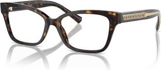 Tiffany & Co. 52mm Butterfly optical glasses in Tortoise at Nordstrom