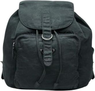 Prada Pre-owned Backpacks, female, Green, Size: ONE SIZE Pre-owned Tessuto Backpack
