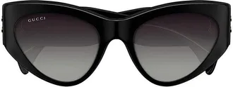Gucci GG1704S001 Gradient Lens Sunglasses - Black