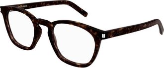 Saint Laurent Havana Transpa Bril SL 28 OPT - unisex - Brillen - Bruin - 50 MM - Accessoires