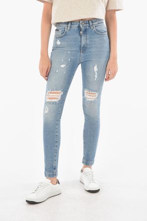 Dolce & Gabbana Slim-Fit Distressed Jeans AUDREY Dolce & Gabbana