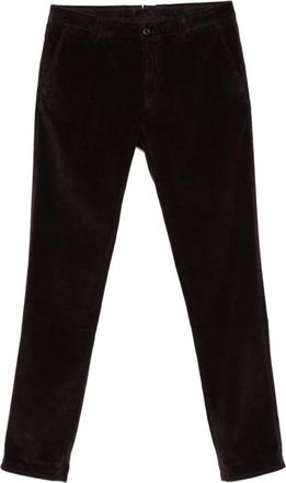 Incotex Bruine broek voor mannen - Heren - Slim Fit Broeken - Bruin - W35 - Broeken