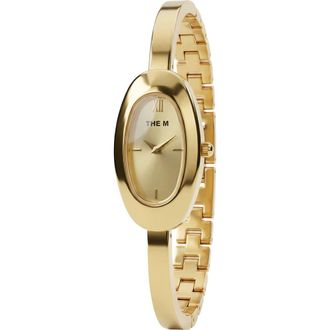 The M Jewelers NY The Mulberry Oval Bracelet Watch, 22mm x 34mm in Gold at Nordstrom
