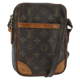 Louis Vuitton Pre-owned Cross Body Bags, female, Brown, Size: ONE SIZE Pre-owned Canvas Cross Body Bag
