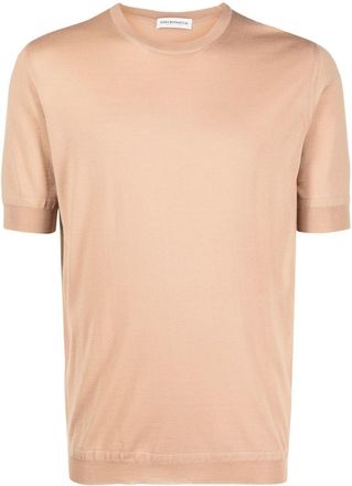 Goes Botanical merino-wool crewn-neck T-shirt - men - Merino - 5 - Neutrals