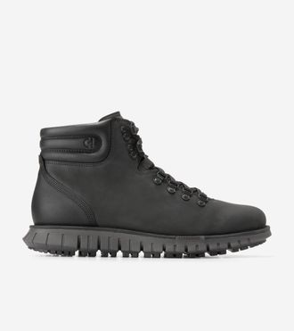 Cole Haan Mens ZER&Oslash;GRAND Remastered Waterproof Hiking Boots - Black Size 10.5