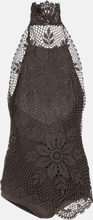 Magda Butrym Top in crochet di cotone