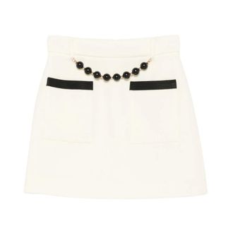 Alessandro Enriquez Short Skirts - Dames - Rokken - Wit - Maat: XS