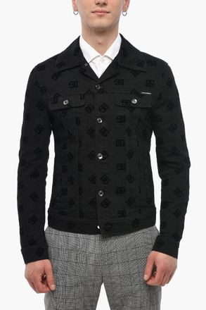 Dolce & Gabbana Logo Denim Jacket with Logo Buttons Dolce & Gabbana