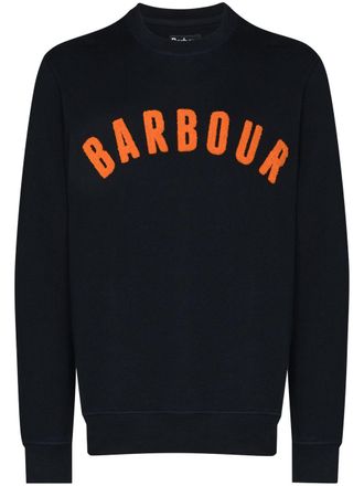 Barbour Sweater met ronde hals - Blauw