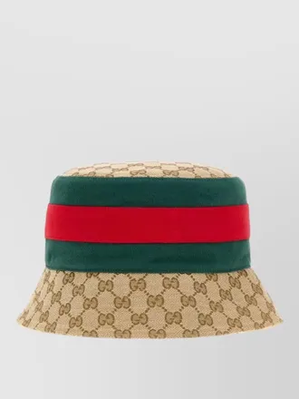 Gucci gg fabric bucket hat contrast band
