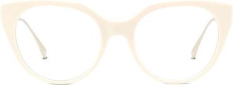 Fendi Cat-Eye Acetate Eyeglasses - White