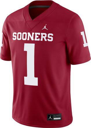Nike Jordan Mens Kyler Murray Oklahoma Mens Jordan Brand Dri-FIT College Game Jersey in Red | JC2F08AWCPD-YQ5