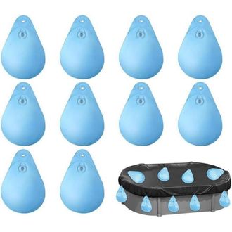 OEM Juego De 10 Bolsas De Agua Para Cubiertas De Piscina Con Ganchos, Bolsas De Agua Resistentes Para Cubiertas De Piscina, Pvc, A Prueba De Fugas, Bolsa 
