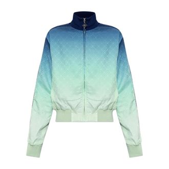 Casablanca Giacca Bomber Monogram - - Jackets - Donna - Blu - M