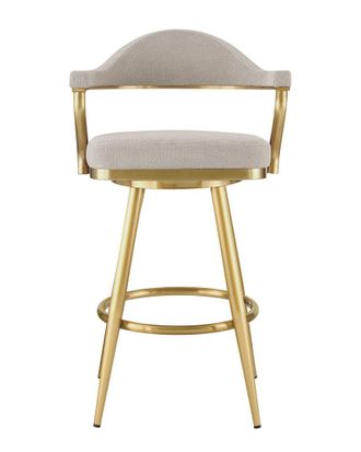 Armen Living Justin 26In Swivel Counter Stool