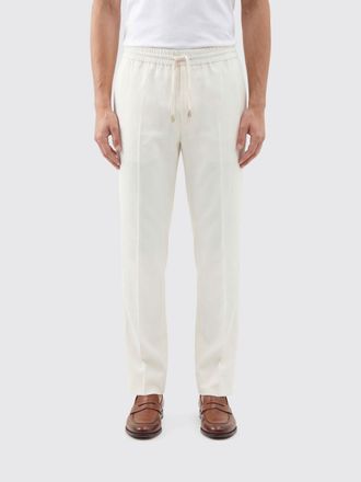 Brioni Pantaloni Brioni in lino e cotone con coulisse