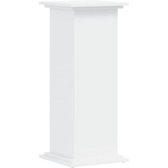 vidaXL Vidaxl - Soportes Para Plantas Madera De Ingenier&iacute;a Blanco 33x33x80 Cm