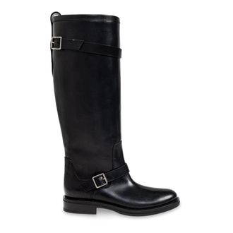 Saint Laurent High Boots, female, Black, Size: 7 1/2 US River Boots